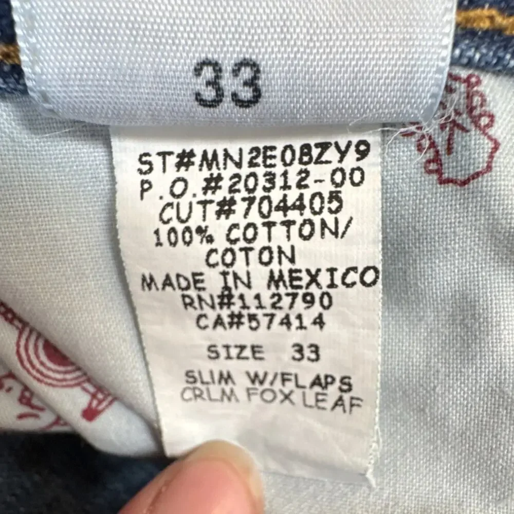 True Religion true size